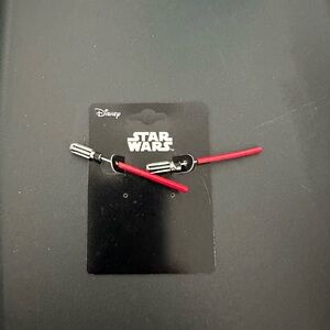 Disney Star Wars Red and Silver Earrings